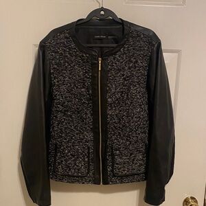 Ivanka Trump Black and Gray Tweed Blazer